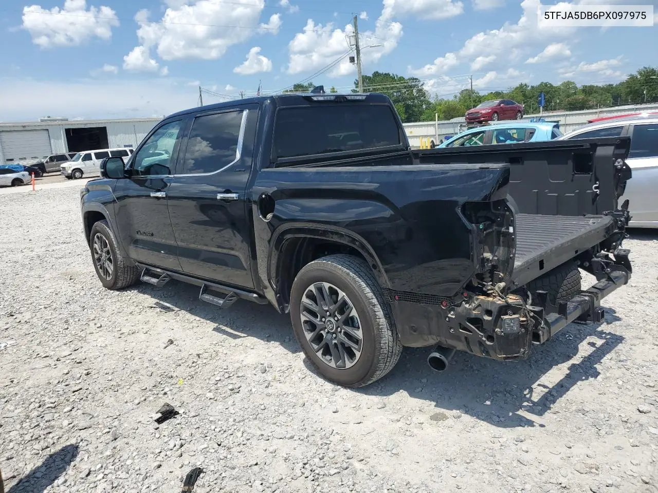 2023 Toyota Tundra Crewmax Limited VIN: 5TFJA5DB6PX097975 Lot: 62741175