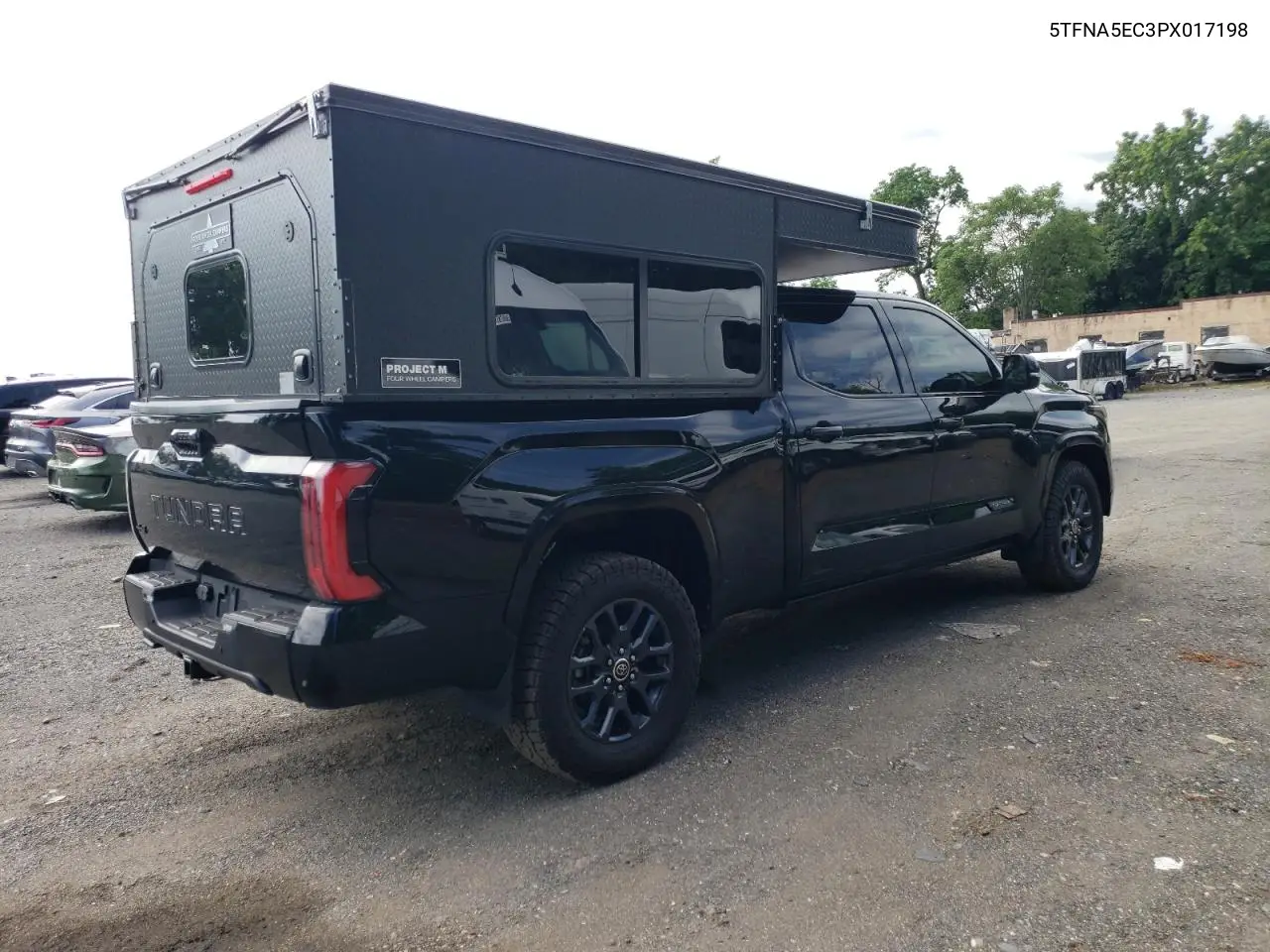 2023 Toyota Tundra Crewmax Platinum VIN: 5TFNA5EC3PX017198 Lot: 62857595