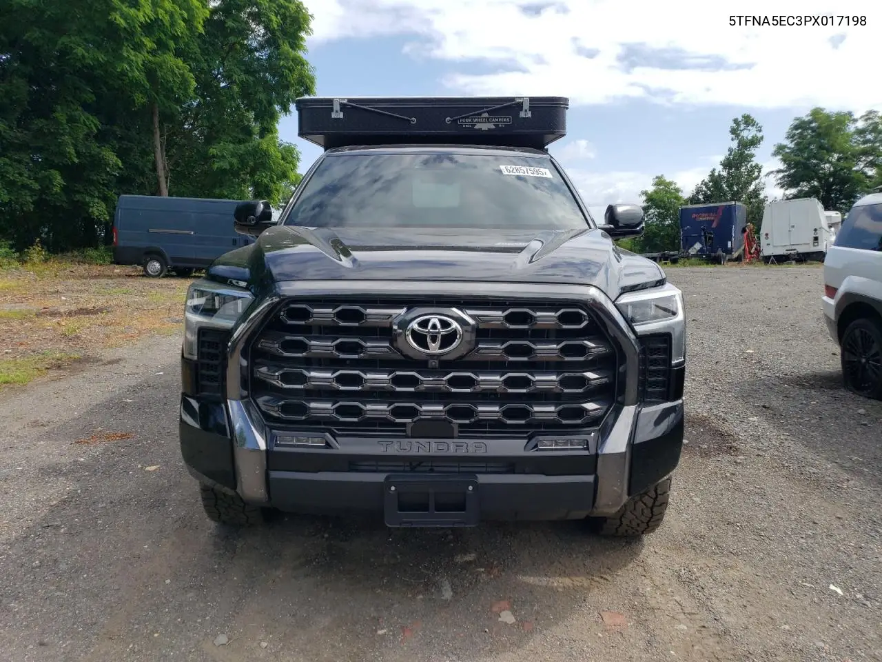 2023 Toyota Tundra Crewmax Platinum VIN: 5TFNA5EC3PX017198 Lot: 62857595