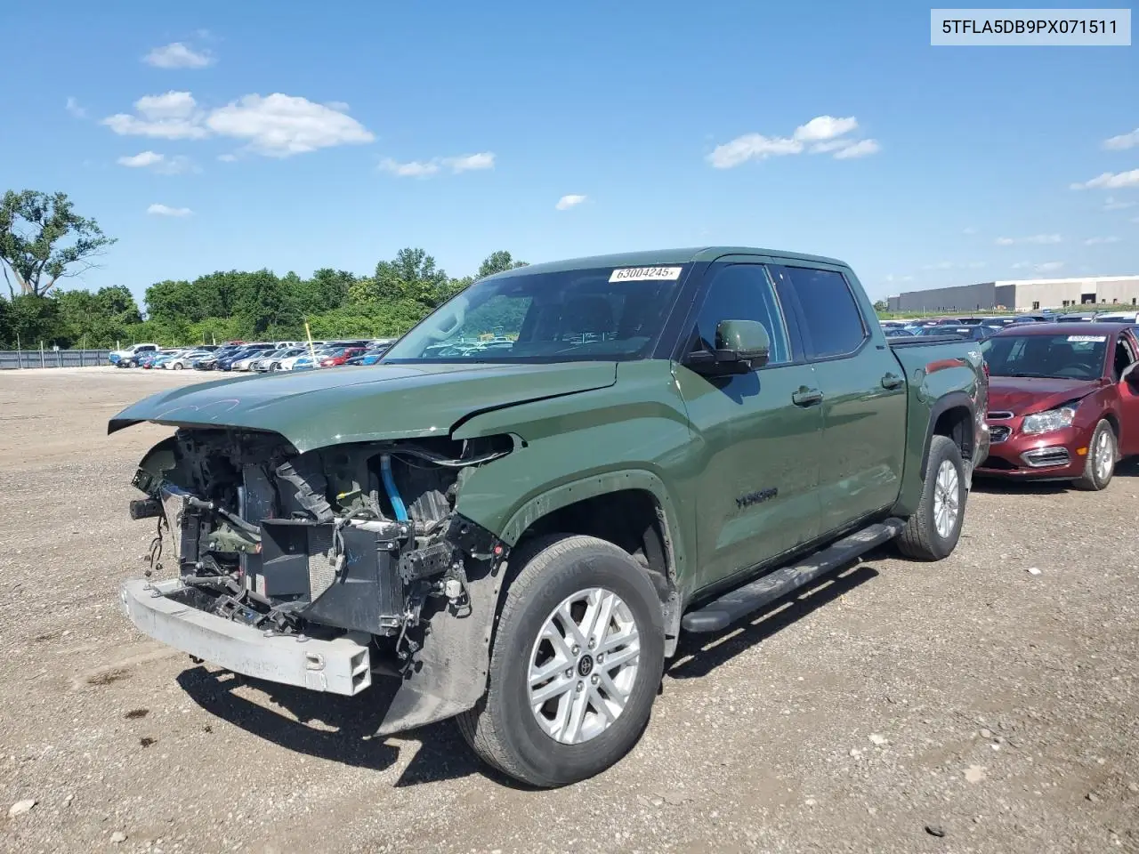 2023 Toyota Tundra Crewmax Sr VIN: 5TFLA5DB9PX071511 Lot: 63004245