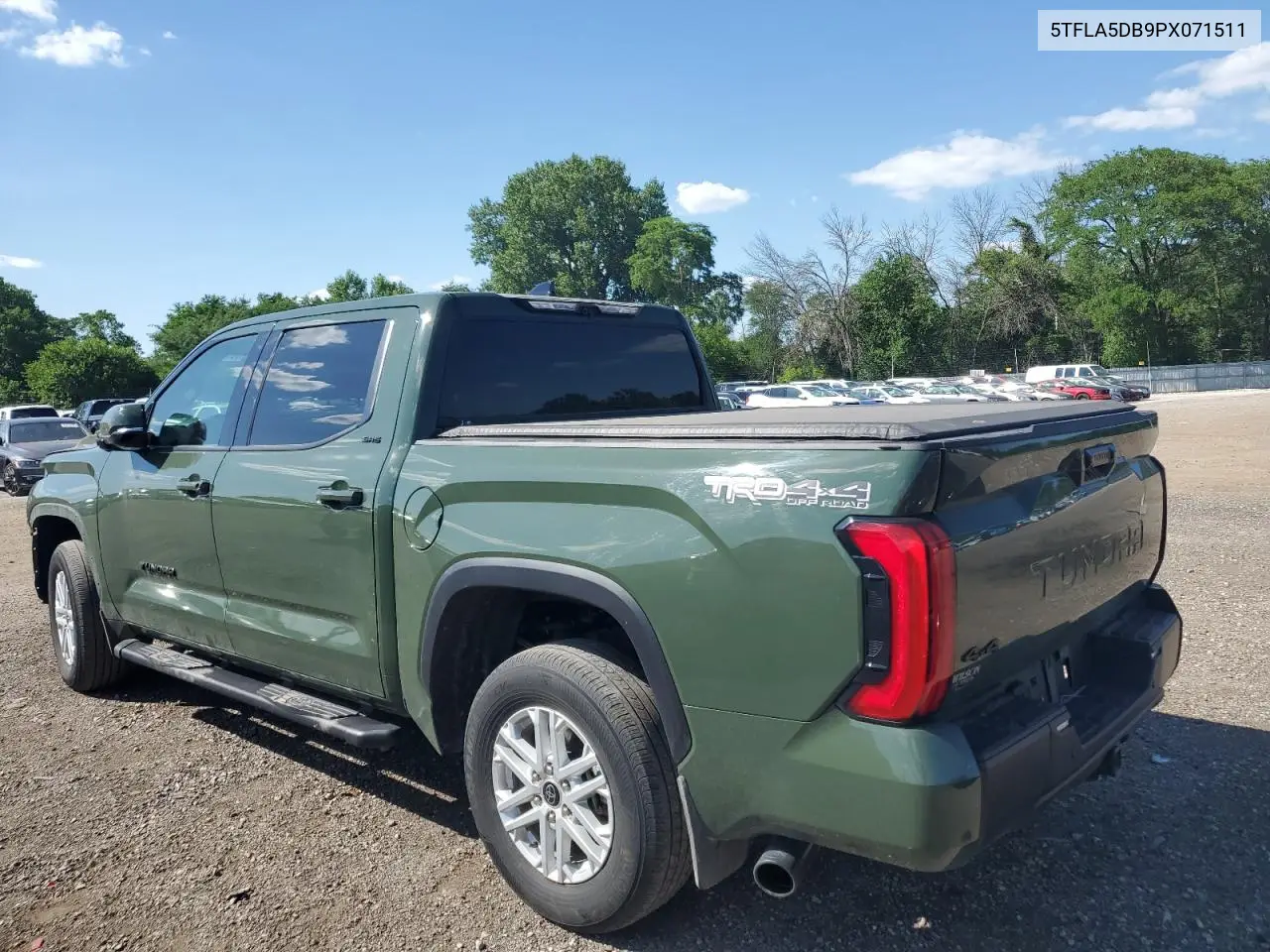 2023 Toyota Tundra Crewmax Sr VIN: 5TFLA5DB9PX071511 Lot: 63004245