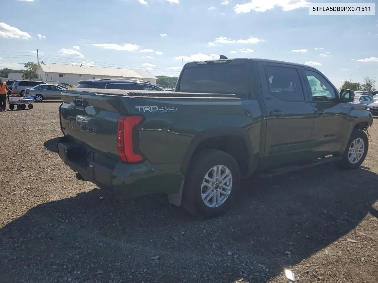 2023 Toyota Tundra Crewmax Sr VIN: 5TFLA5DB9PX071511 Lot: 63004245