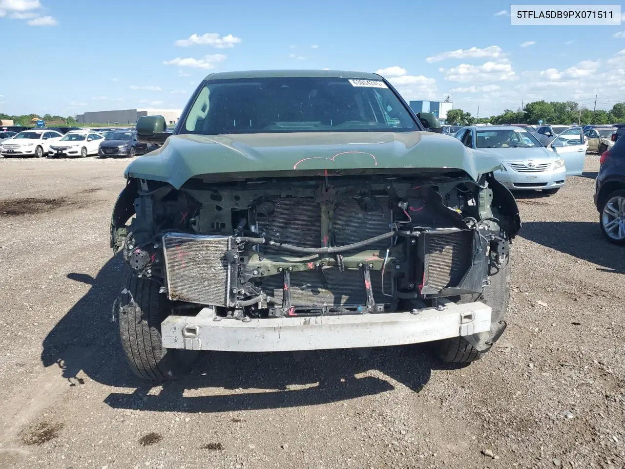 2023 Toyota Tundra Crewmax Sr VIN: 5TFLA5DB9PX071511 Lot: 63004245