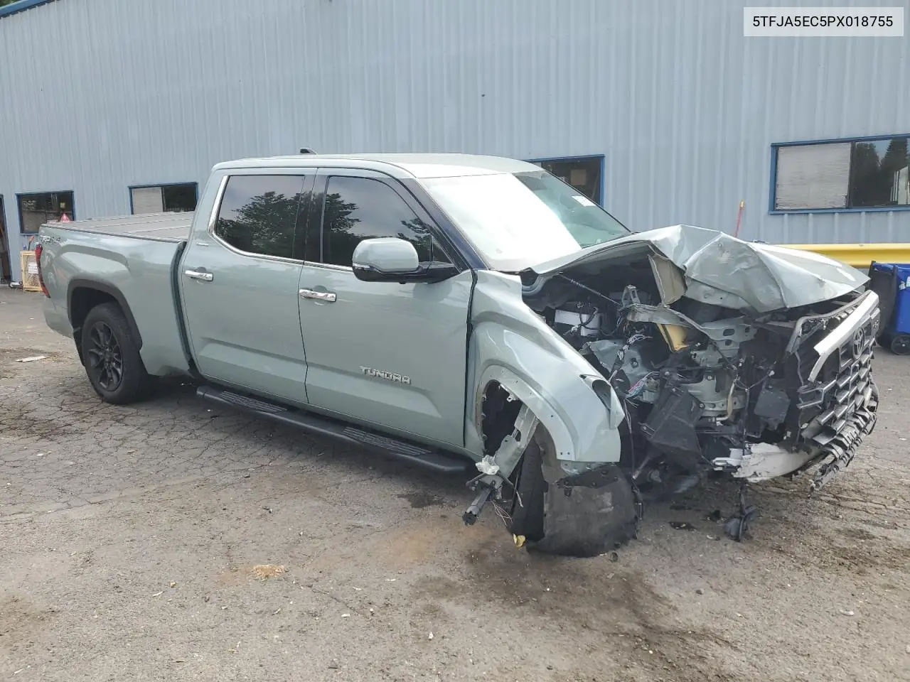 2023 Toyota Tundra Crewmax Limited VIN: 5TFJA5EC5PX018755 Lot: 63148015