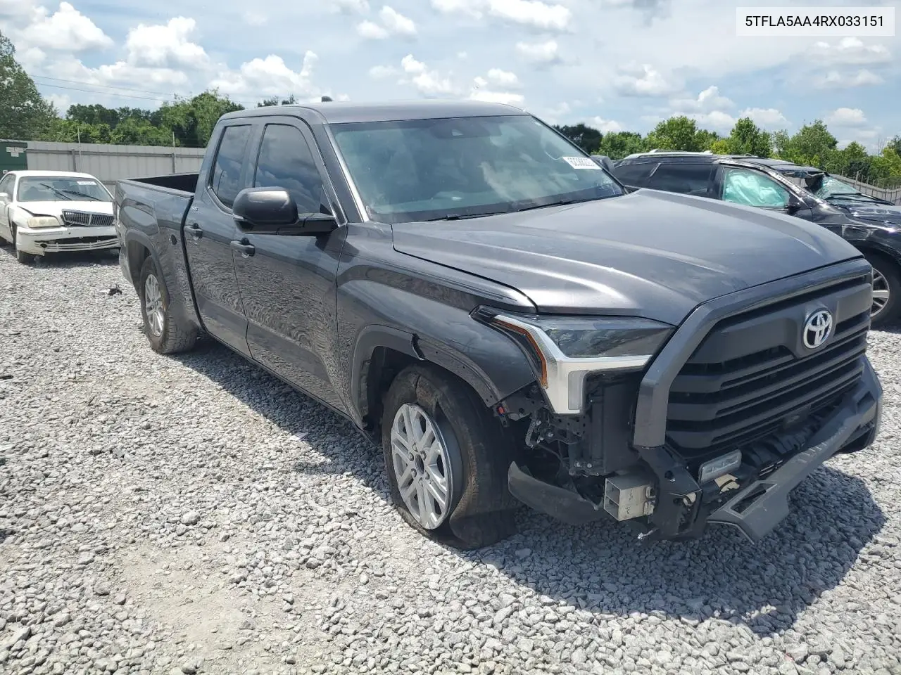 2024 Toyota Tundra Double Cab Sr VIN: 5TFLA5AA4RX033151 Lot: 62388225
