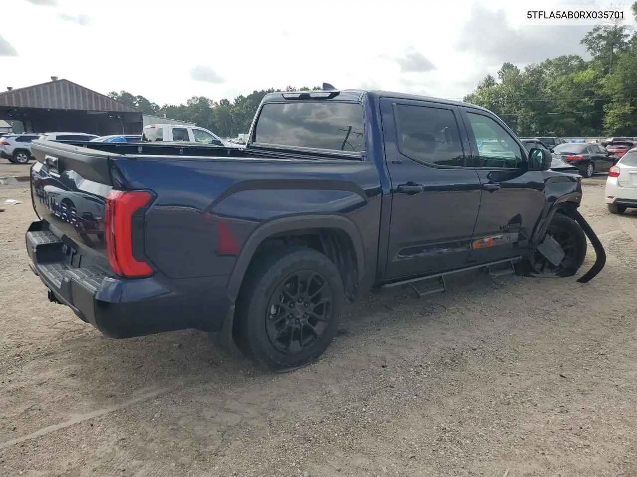 2024 Toyota Tundra Crewmax Sr VIN: 5TFLA5AB0RX035701 Lot: 62722115