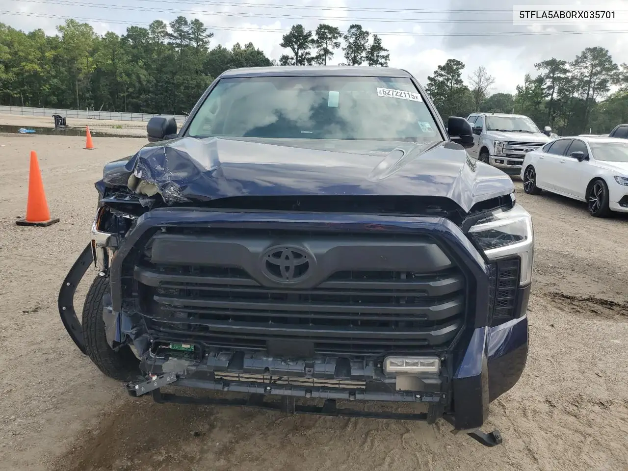 2024 Toyota Tundra Crewmax Sr VIN: 5TFLA5AB0RX035701 Lot: 62722115