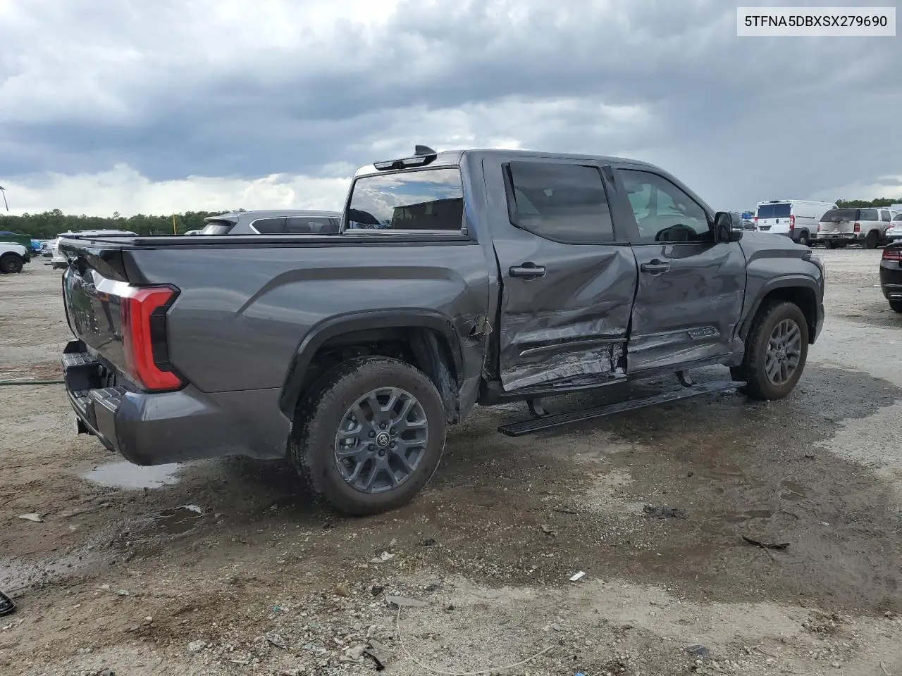 2025 Toyota Tundra Crewmax Platinum VIN: 5TFNA5DBXSX279690 Lot: 56982785