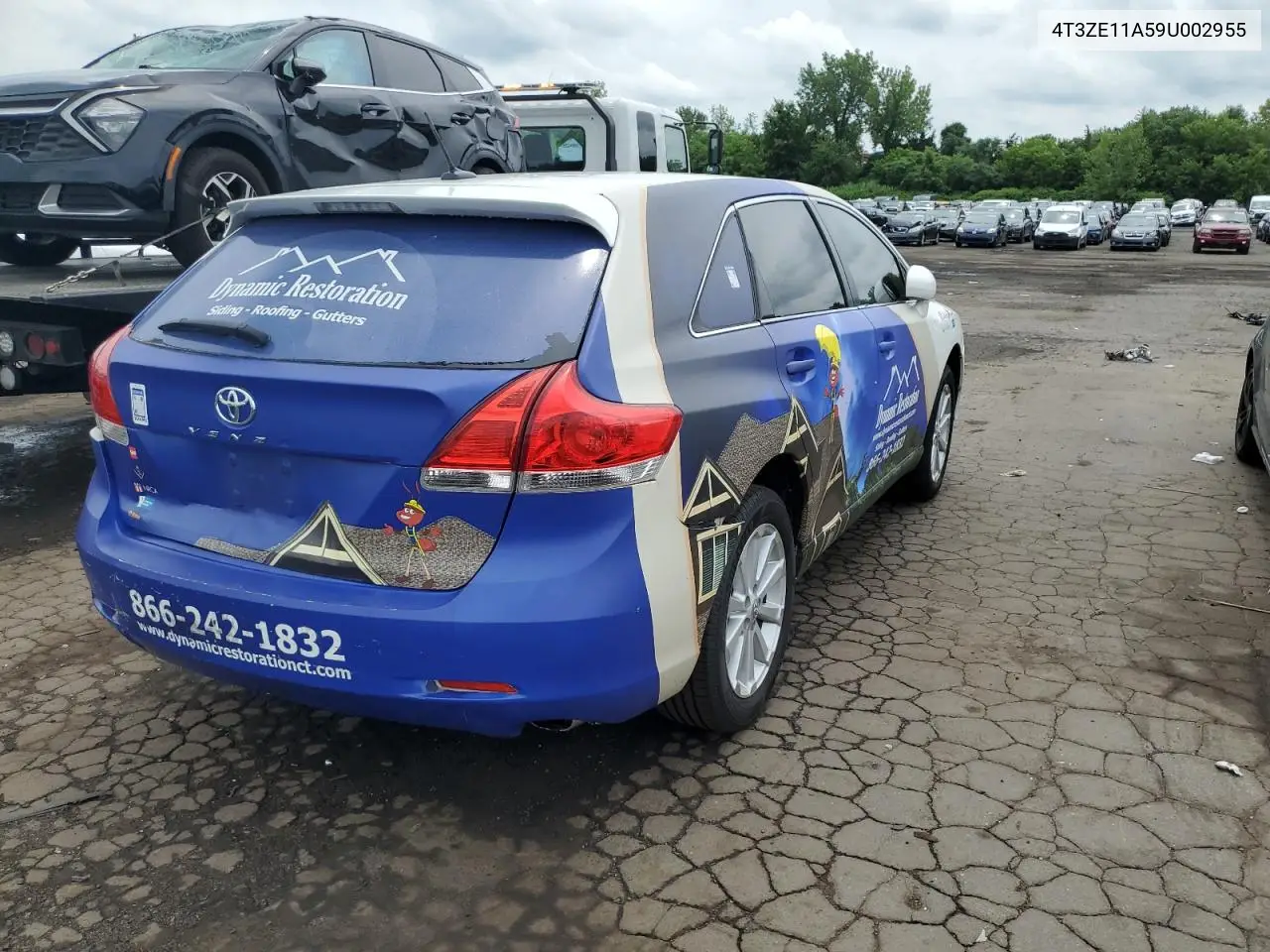 2009 Toyota Venza VIN: 4T3ZE11A59U002955 Lot: 61611745