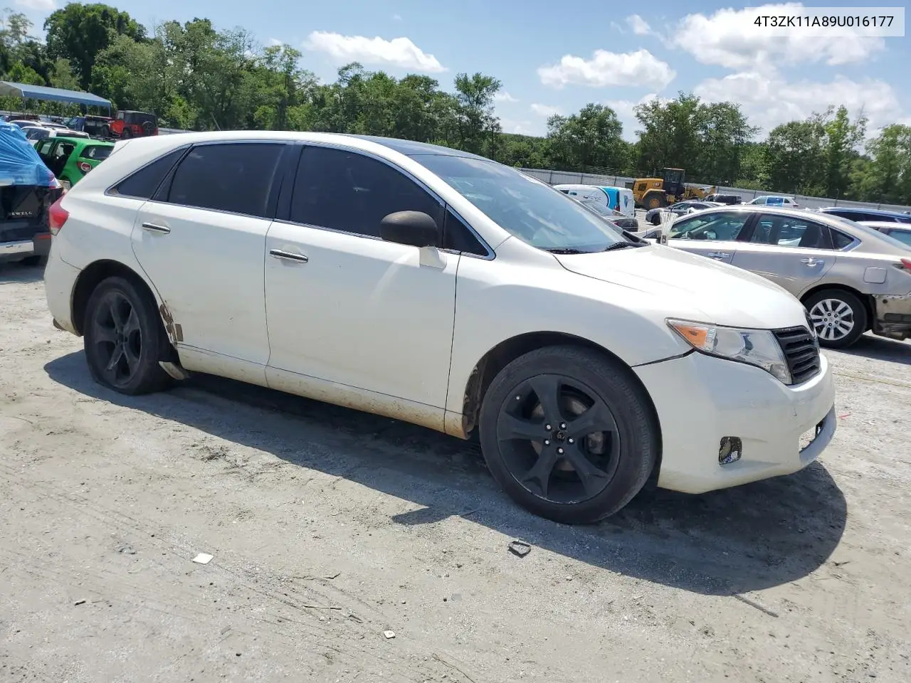 2009 Toyota Venza VIN: 4T3ZK11A89U016177 Lot: 61676905