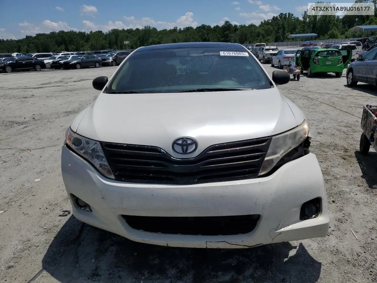 2009 Toyota Venza VIN: 4T3ZK11A89U016177 Lot: 61676905