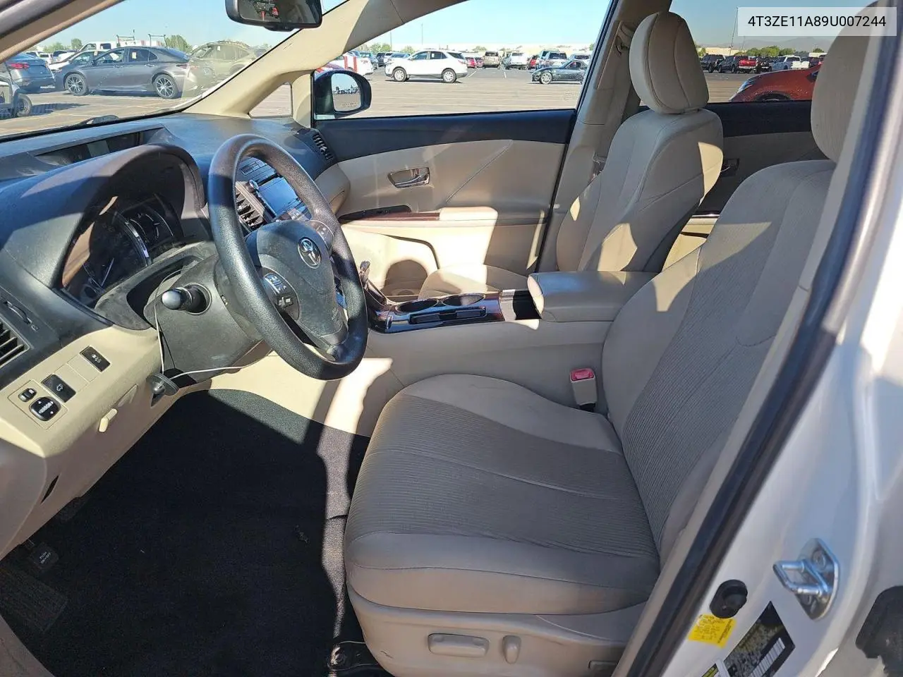 2009 Toyota Venza VIN: 4T3ZE11A89U007244 Lot: 63535325