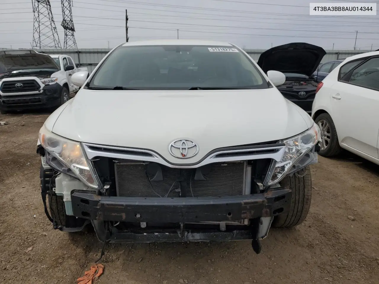 2010 Toyota Venza VIN: 4T3BA3BB8AU014344 Lot: 51318275