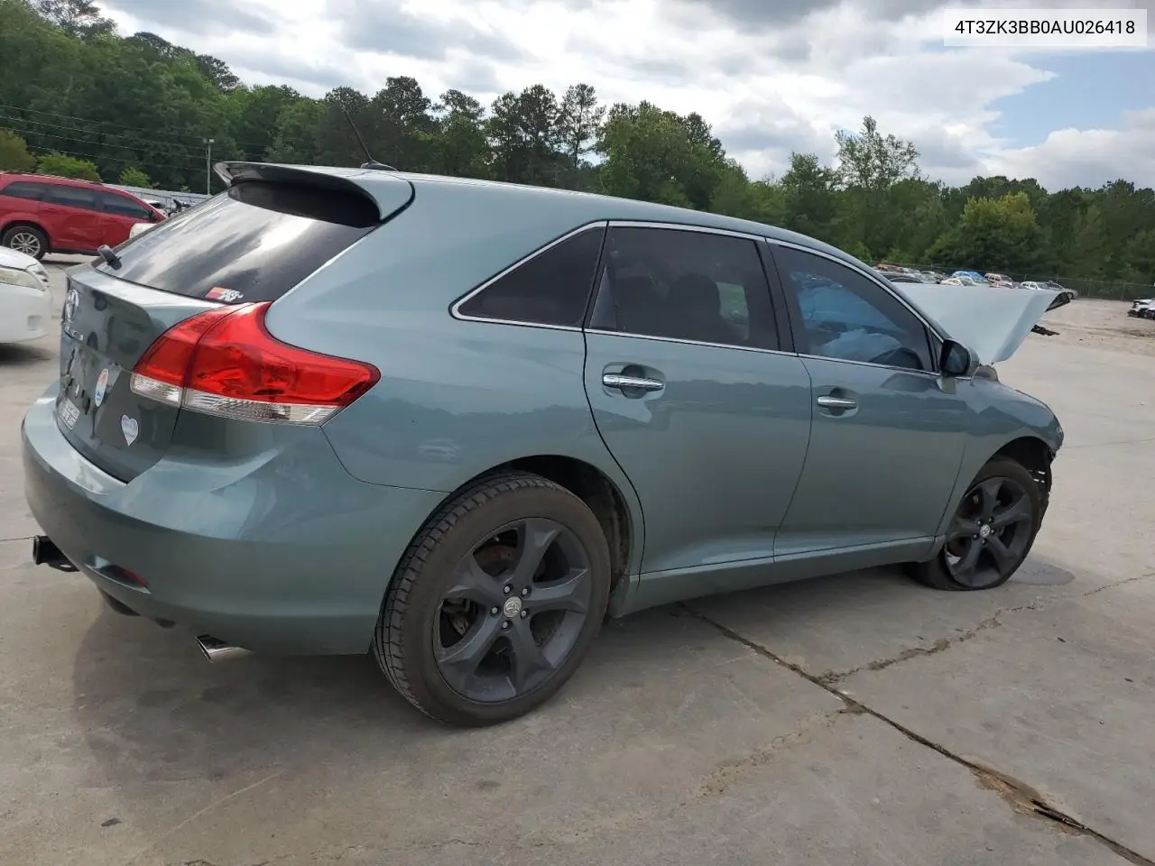 2010 Toyota Venza VIN: 4T3ZK3BB0AU026418 Lot: 56361575
