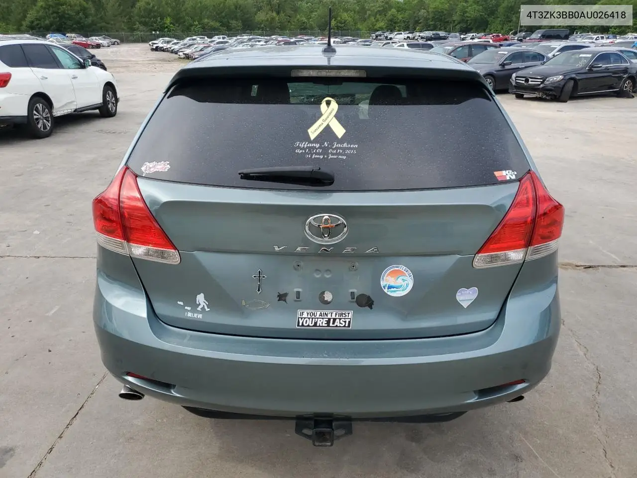 2010 Toyota Venza VIN: 4T3ZK3BB0AU026418 Lot: 56361575