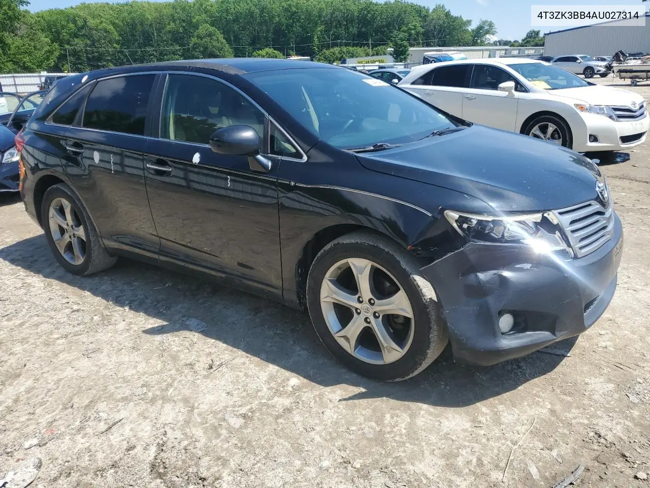 2010 Toyota Venza VIN: 4T3ZK3BB4AU027314 Lot: 57449445