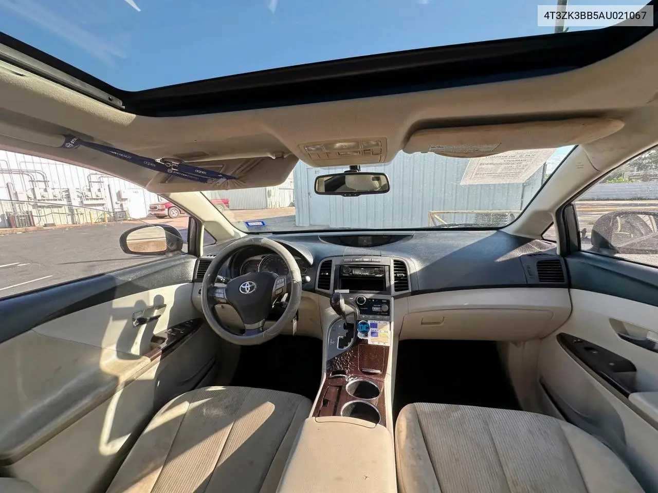 2010 Toyota Venza VIN: 4T3ZK3BB5AU021067 Lot: 62967925