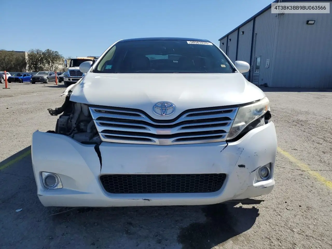 2011 Toyota Venza VIN: 4T3BK3BB9BU063566 Lot: 50583935