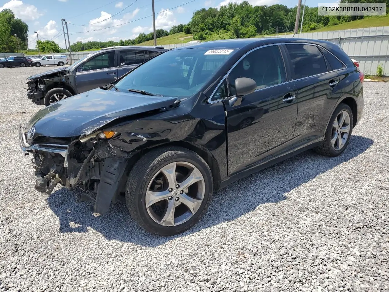 2011 Toyota Venza VIN: 4T3ZK3BB8BU043937 Lot: 56055215