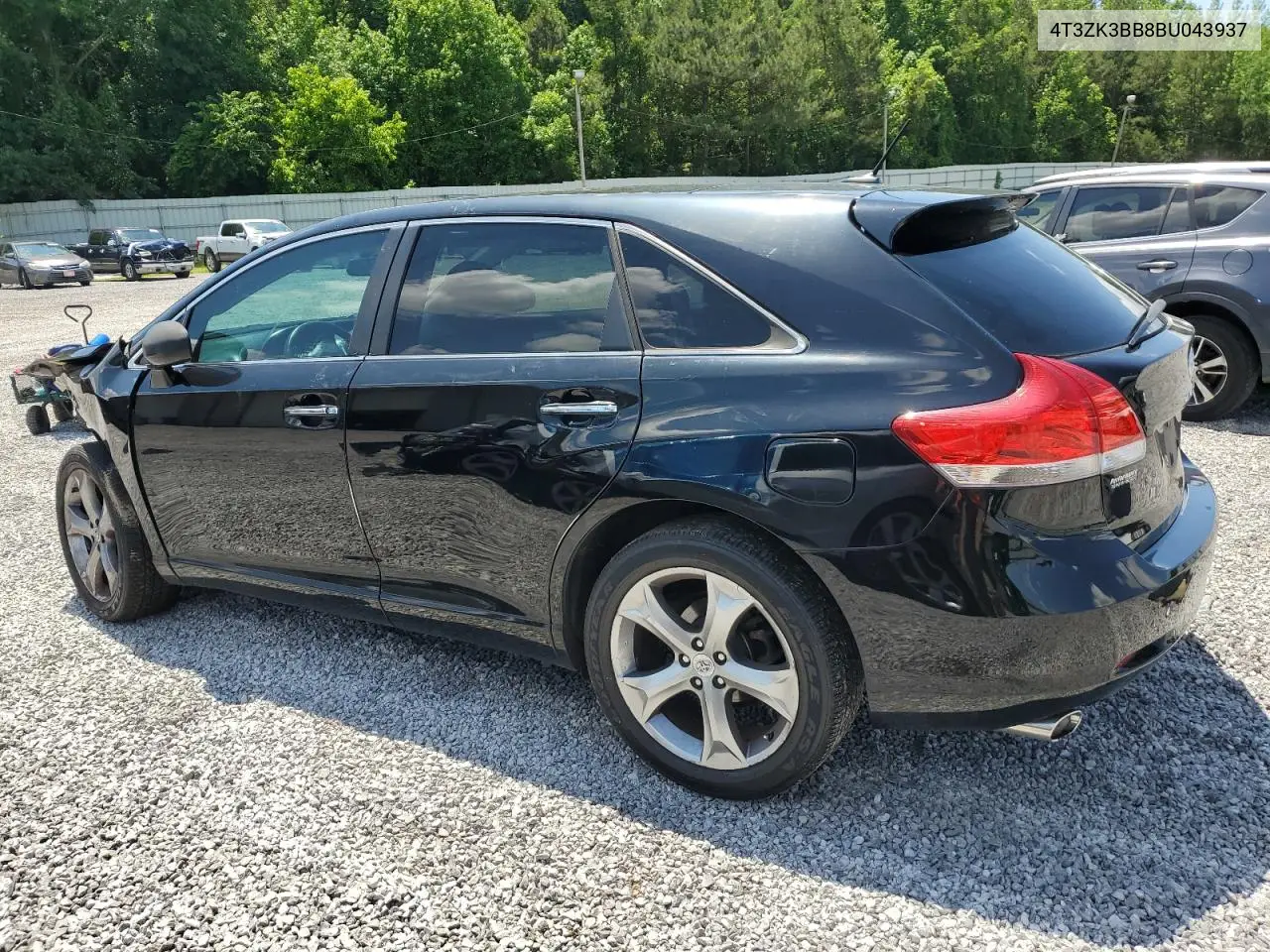 2011 Toyota Venza VIN: 4T3ZK3BB8BU043937 Lot: 56055215