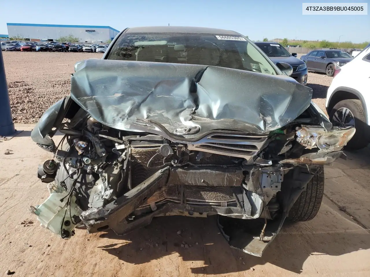 2011 Toyota Venza VIN: 4T3ZA3BB9BU045005 Lot: 56605305