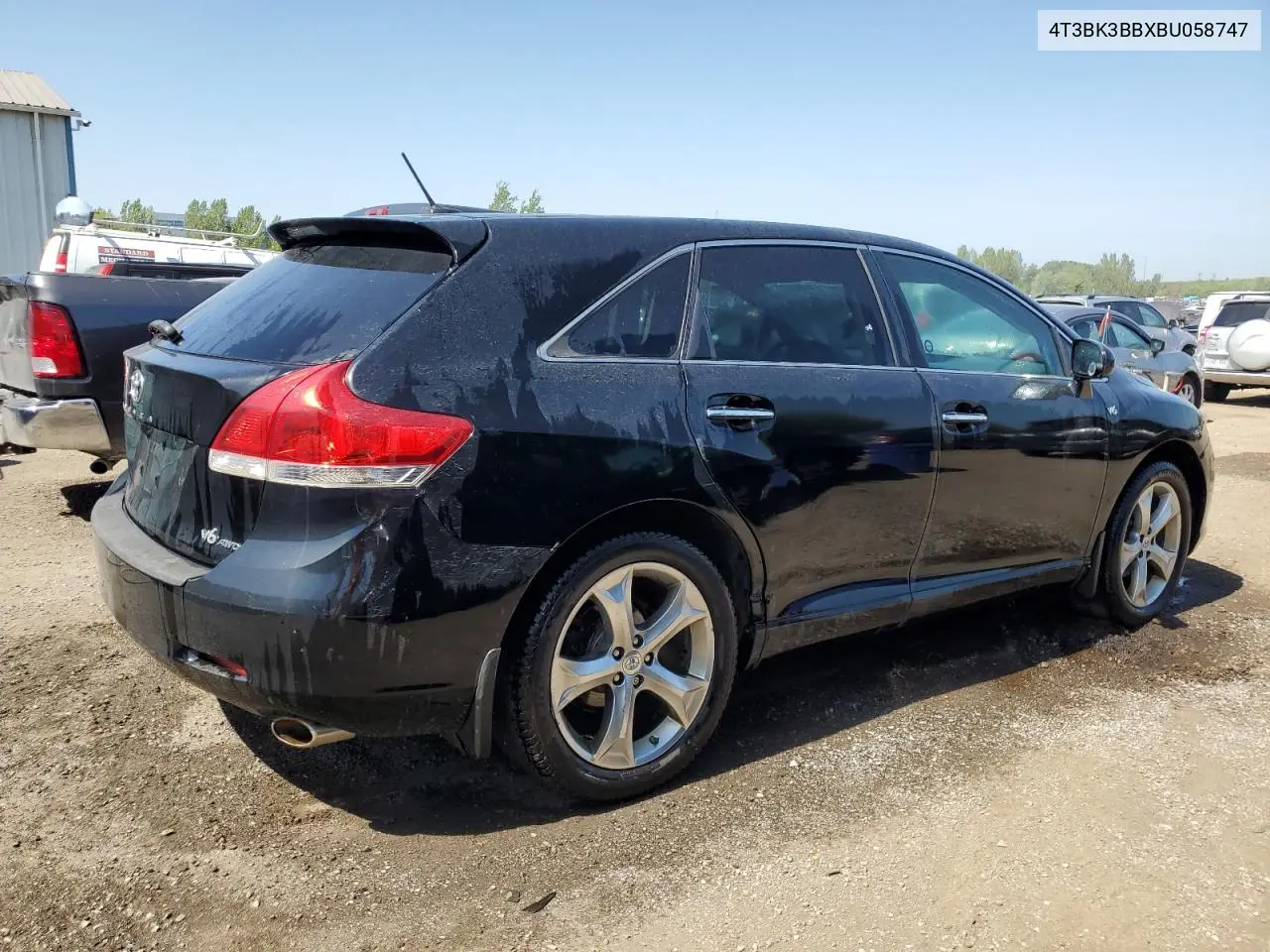 2011 Toyota Venza VIN: 4T3BK3BBXBU058747 Lot: 61793695