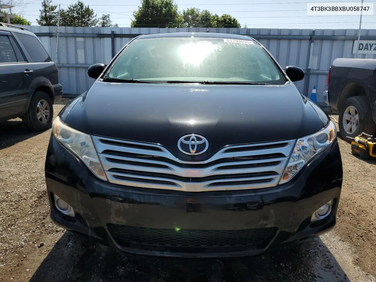 2011 Toyota Venza VIN: 4T3BK3BBXBU058747 Lot: 61793695