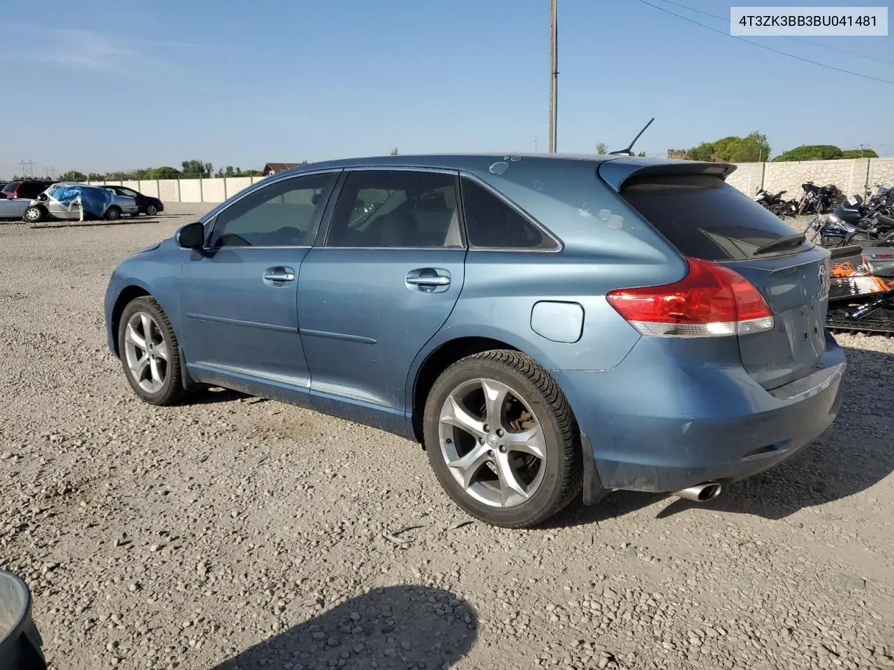 2011 Toyota Venza VIN: 4T3ZK3BB3BU041481 Lot: 61950415