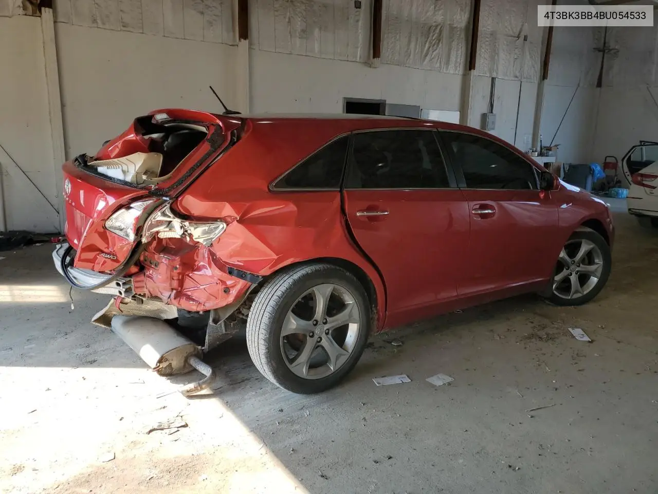 2011 Toyota Venza VIN: 4T3BK3BB4BU054533 Lot: 62273585