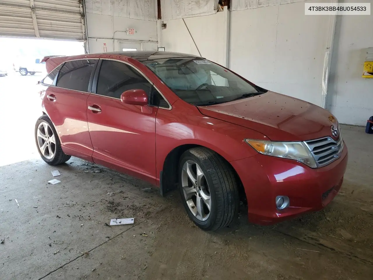 2011 Toyota Venza VIN: 4T3BK3BB4BU054533 Lot: 62273585
