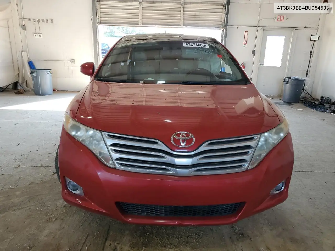 2011 Toyota Venza VIN: 4T3BK3BB4BU054533 Lot: 62273585