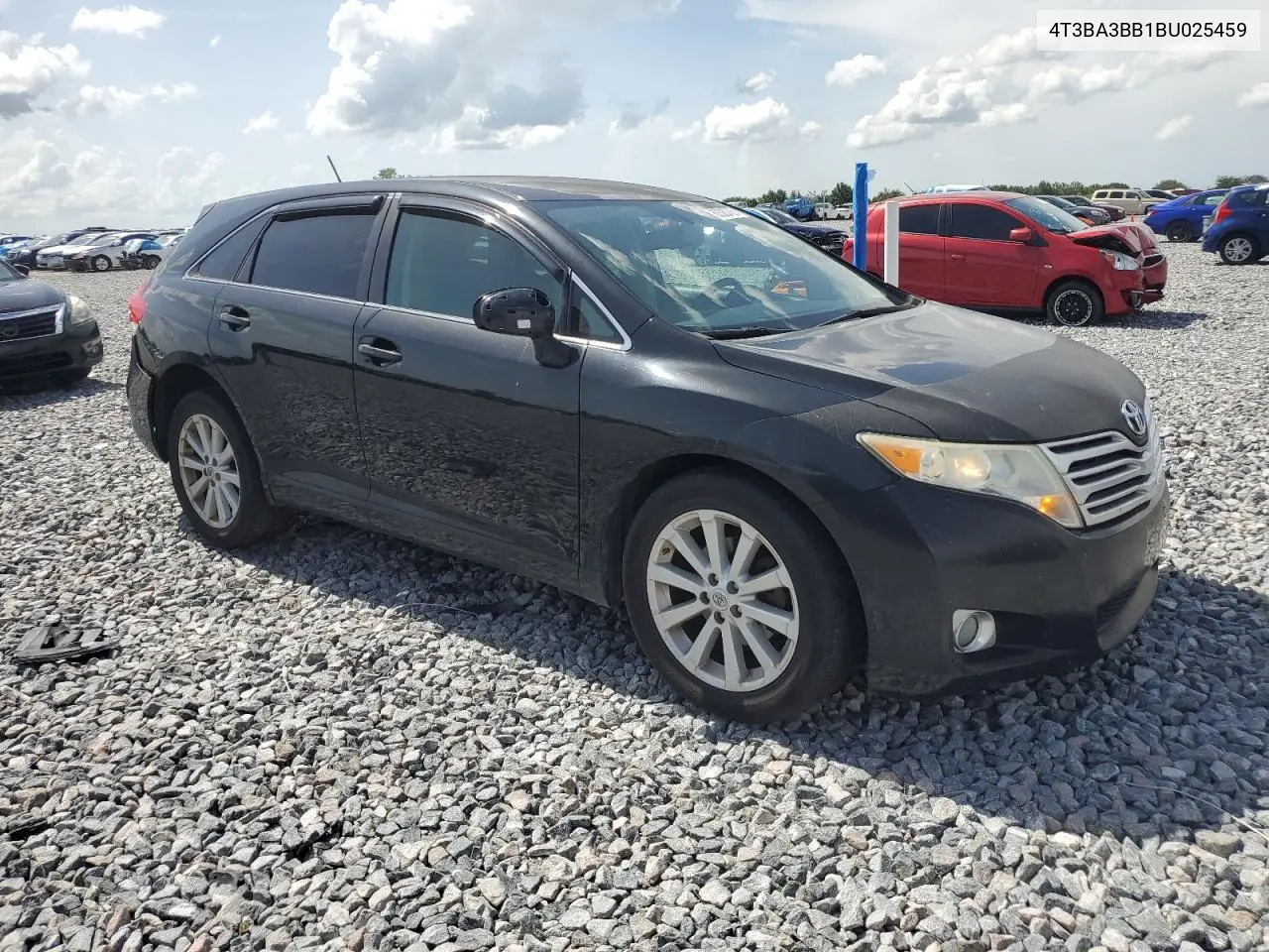 2011 Toyota Venza VIN: 4T3BA3BB1BU025459 Lot: 62300755