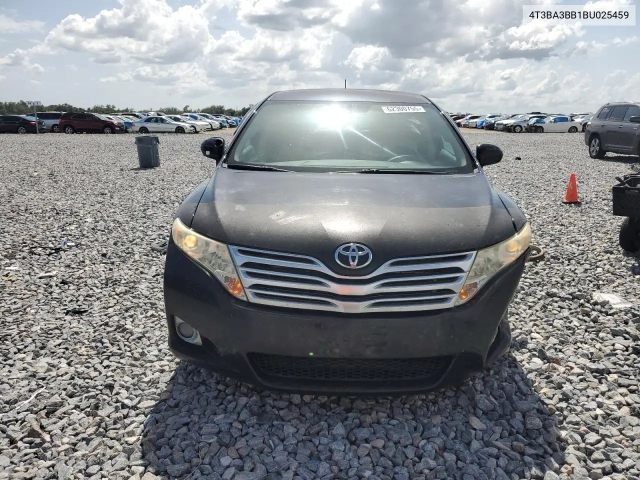 2011 Toyota Venza VIN: 4T3BA3BB1BU025459 Lot: 62300755