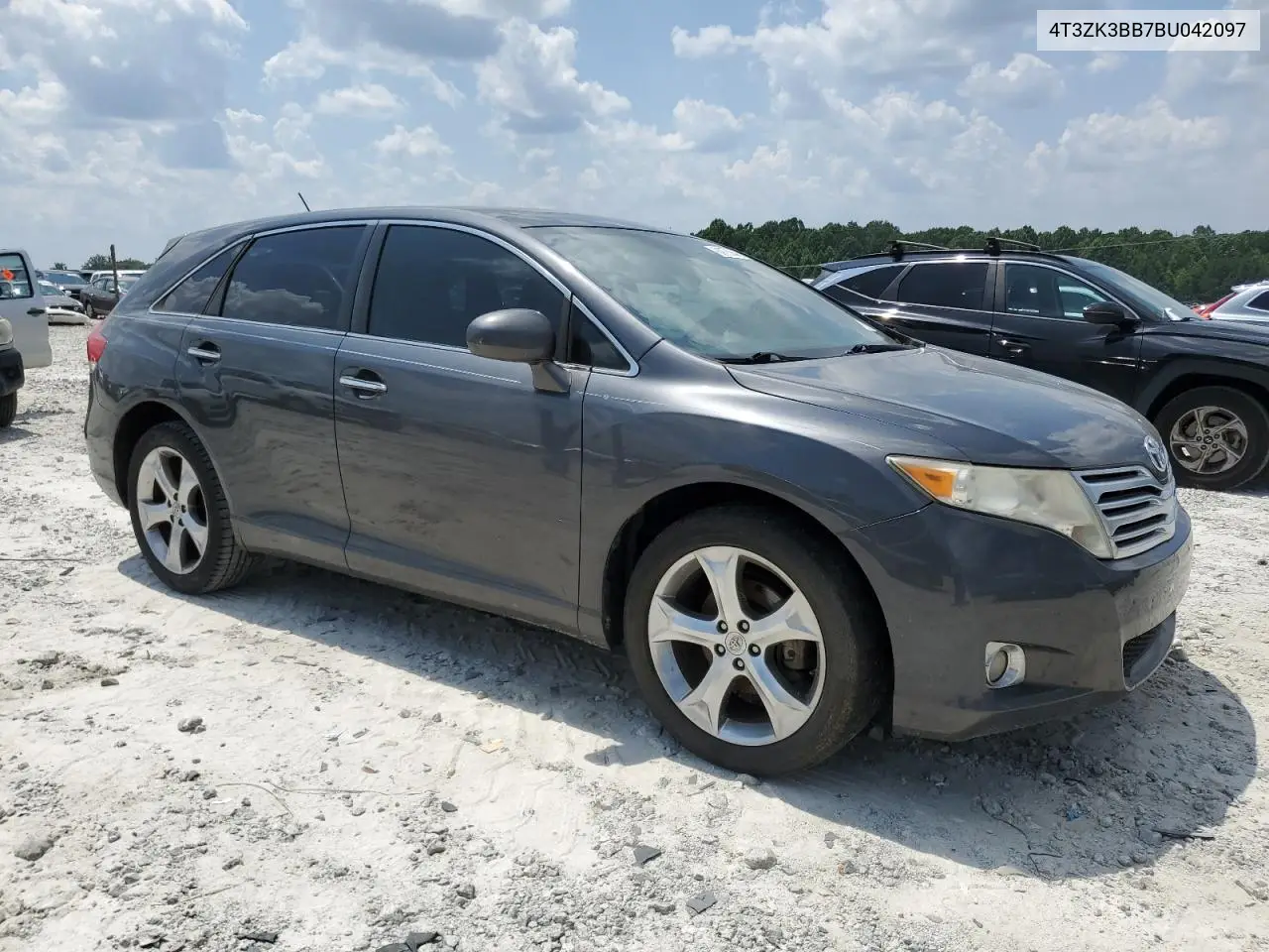 2011 Toyota Venza VIN: 4T3ZK3BB7BU042097 Lot: 62737445