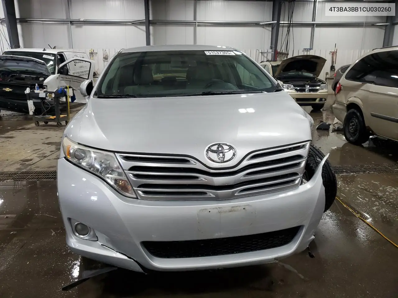 2012 Toyota Venza Le VIN: 4T3BA3BB1CU030260 Lot: 51537305
