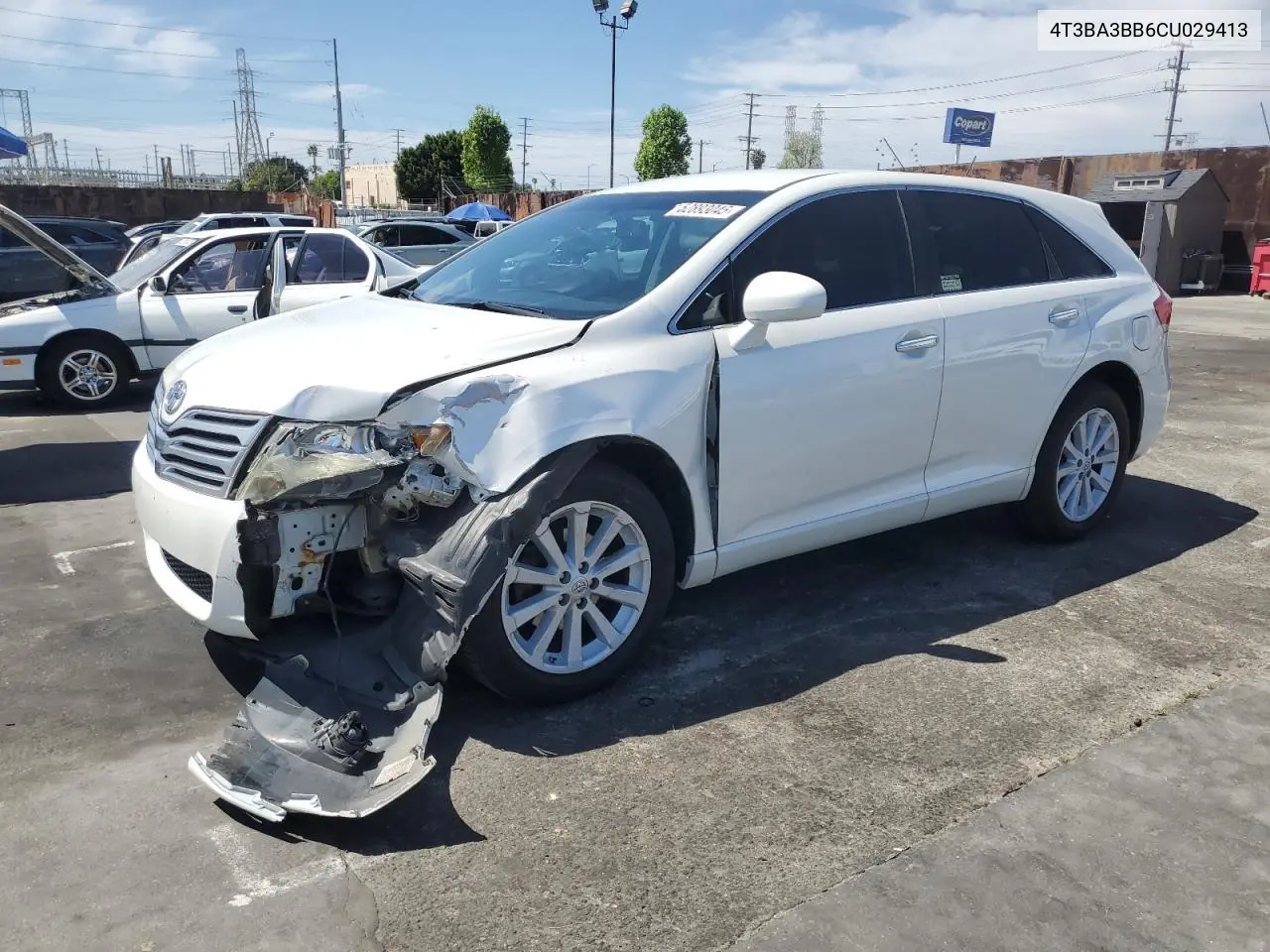 2012 Toyota Venza Le VIN: 4T3BA3BB6CU029413 Lot: 52893045