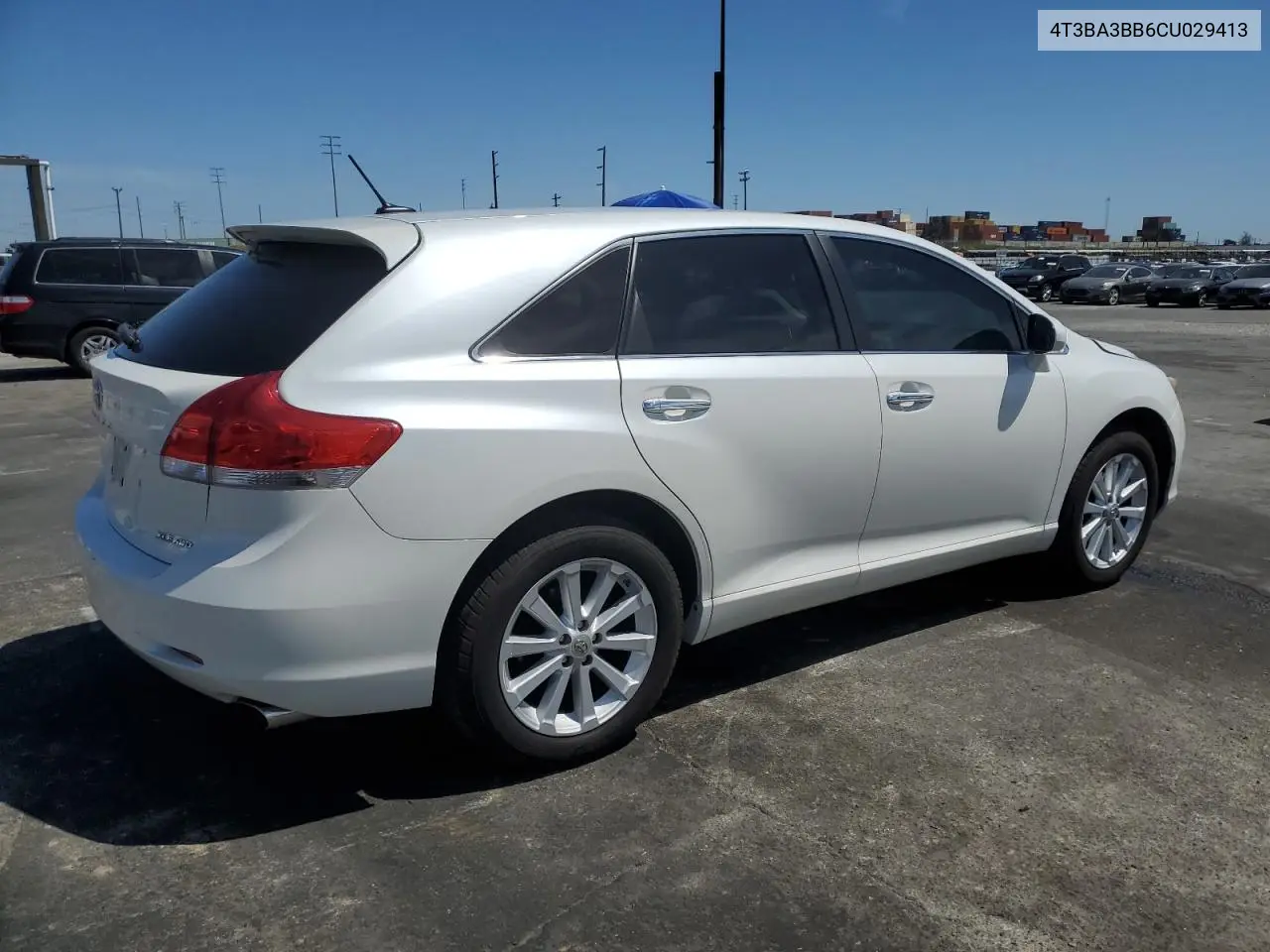 2012 Toyota Venza Le VIN: 4T3BA3BB6CU029413 Lot: 52893045