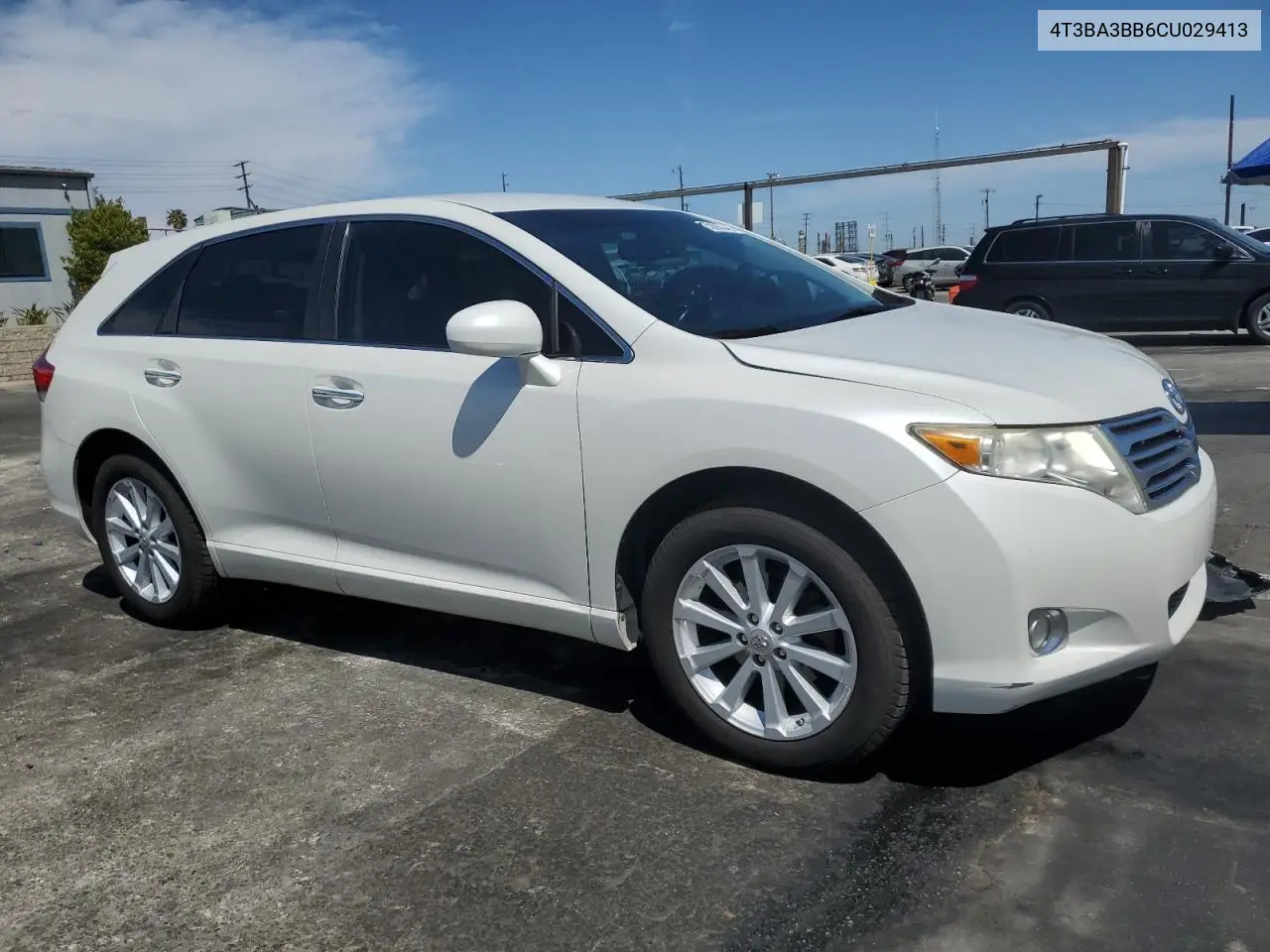 2012 Toyota Venza Le VIN: 4T3BA3BB6CU029413 Lot: 52893045