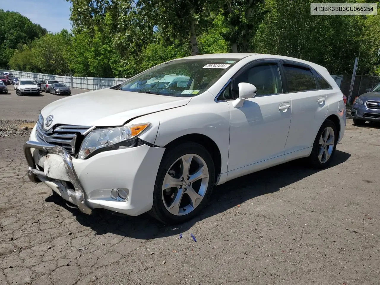 2012 Toyota Venza Le VIN: 4T3BK3BB3CU066254 Lot: 55702435