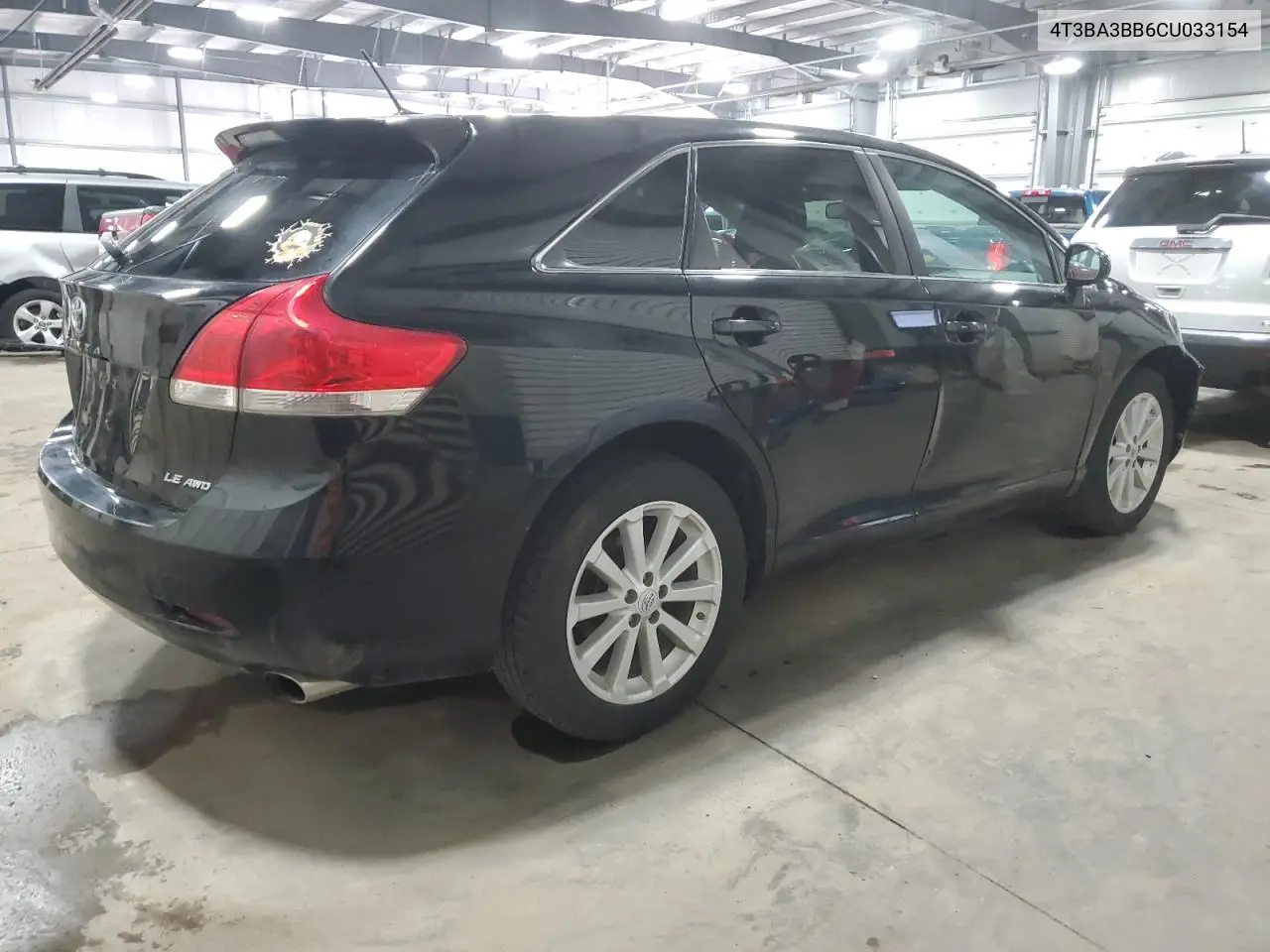 2012 Toyota Venza Le VIN: 4T3BA3BB6CU033154 Lot: 55939075