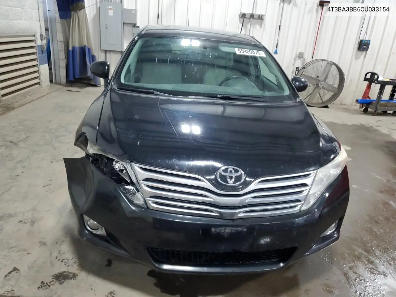 2012 Toyota Venza Le VIN: 4T3BA3BB6CU033154 Lot: 55939075