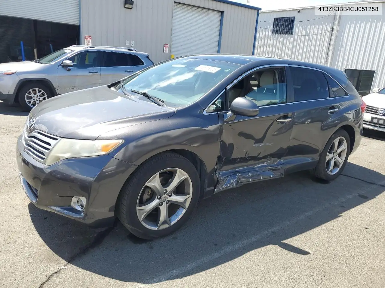 2012 Toyota Venza Le VIN: 4T3ZK3BB4CU051258 Lot: 56675905