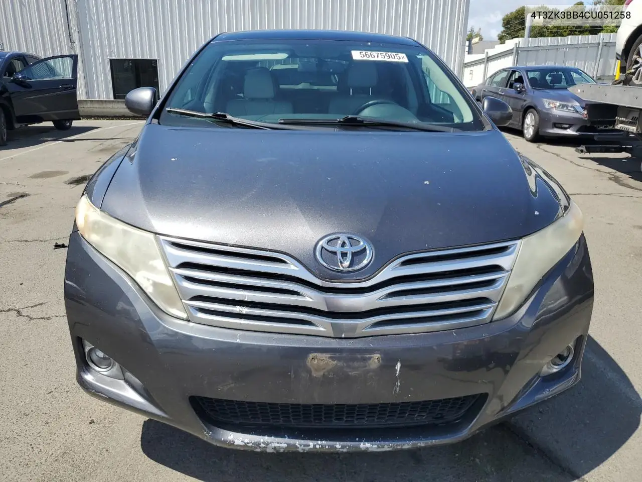 2012 Toyota Venza Le VIN: 4T3ZK3BB4CU051258 Lot: 56675905