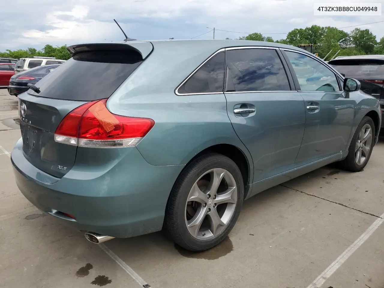 2012 Toyota Venza Le VIN: 4T3ZK3BB8CU049948 Lot: 56830145