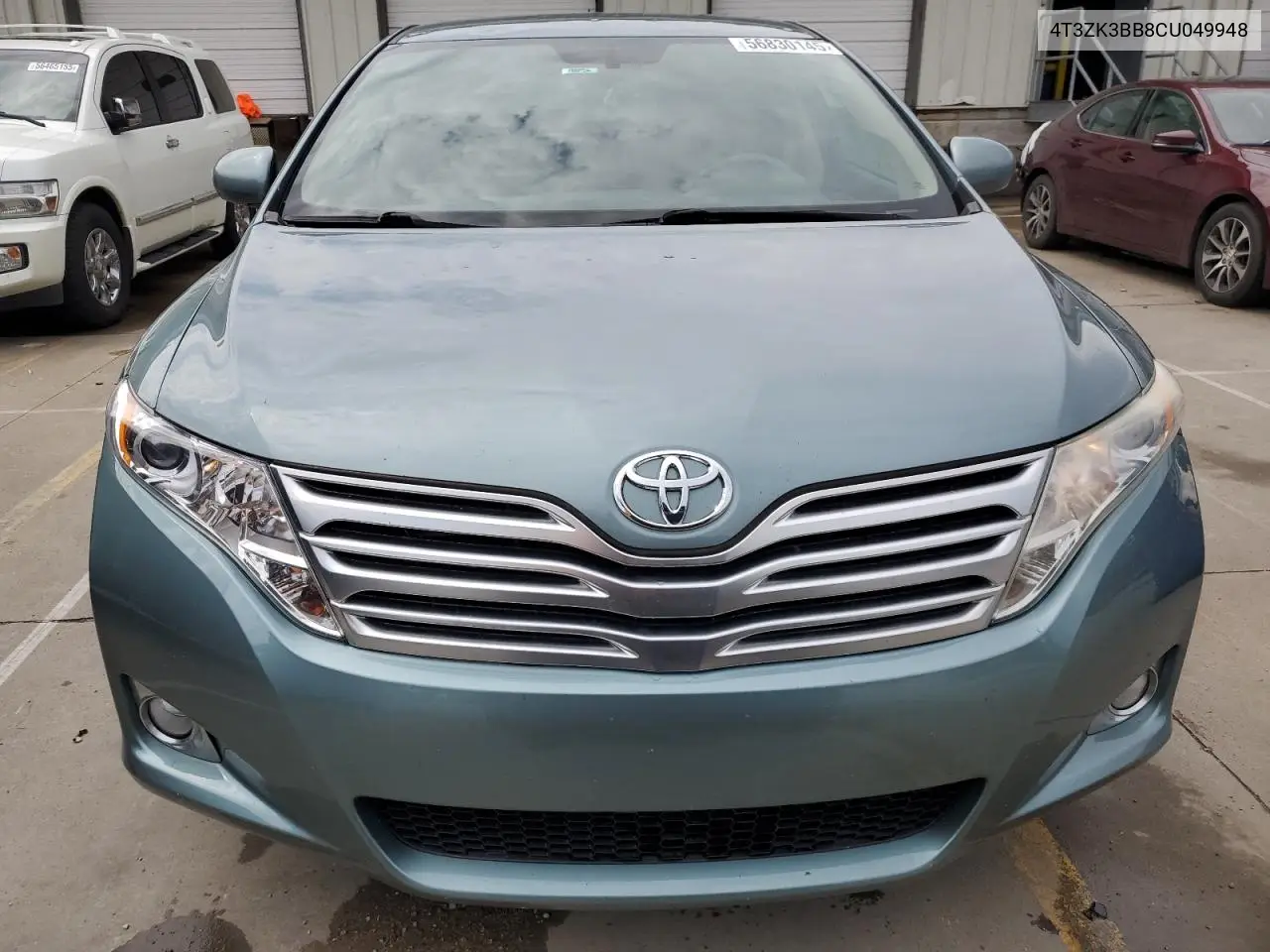 2012 Toyota Venza Le VIN: 4T3ZK3BB8CU049948 Lot: 56830145