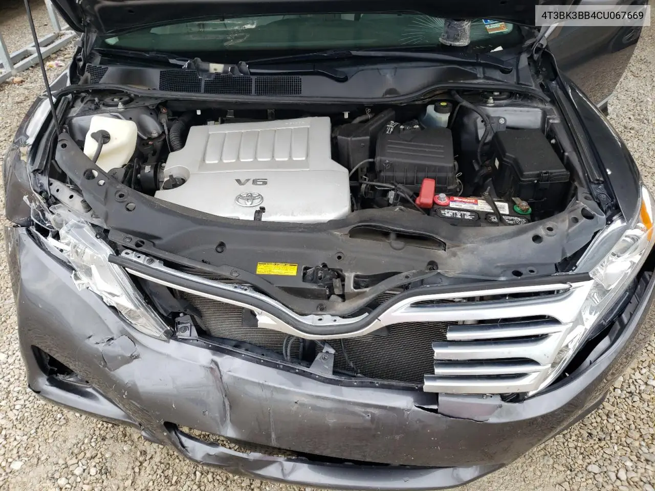 2012 Toyota Venza Le VIN: 4T3BK3BB4CU067669 Lot: 58464615