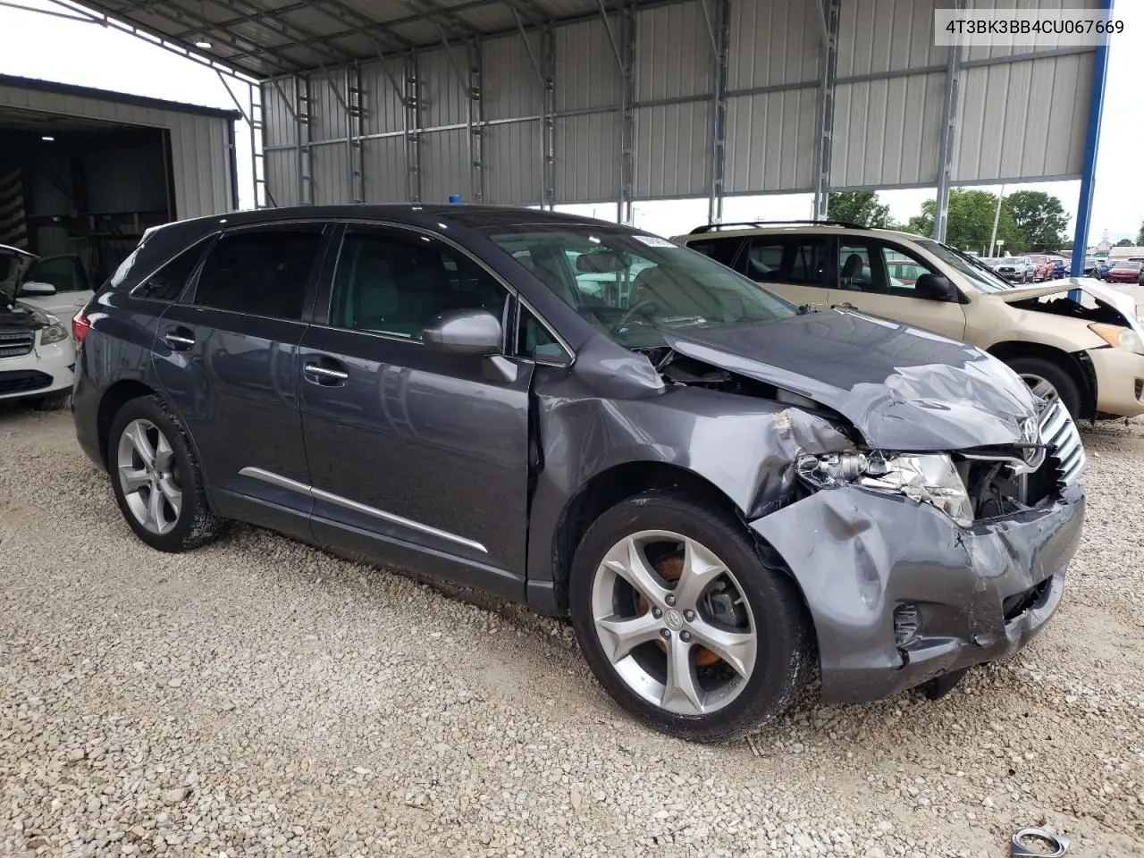 2012 Toyota Venza Le VIN: 4T3BK3BB4CU067669 Lot: 58464615