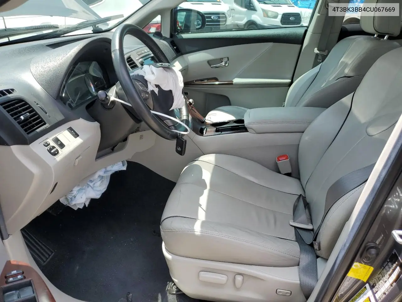 2012 Toyota Venza Le VIN: 4T3BK3BB4CU067669 Lot: 58464615
