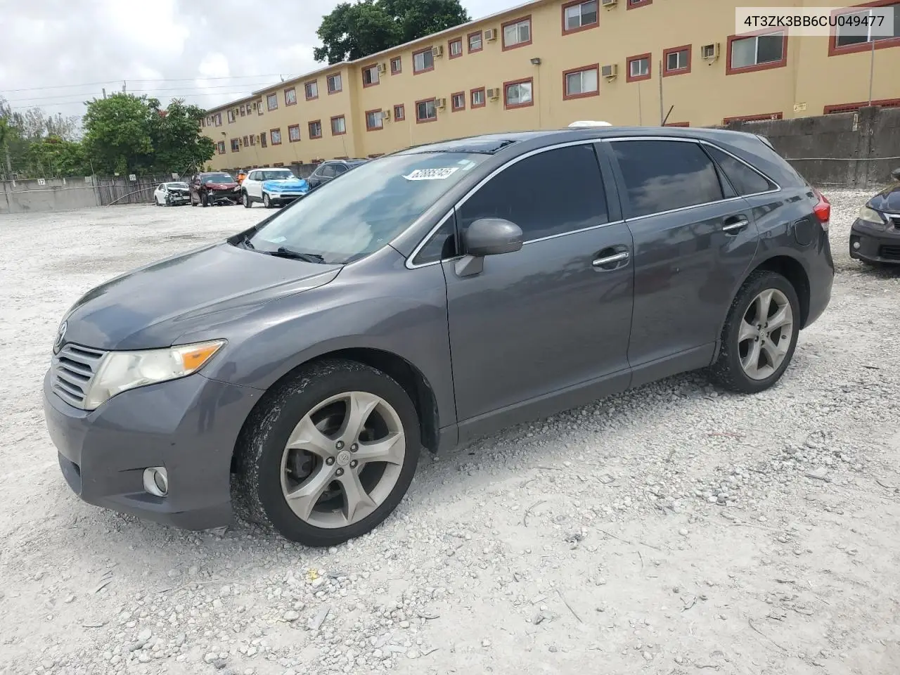2012 Toyota Venza Le VIN: 4T3ZK3BB6CU049477 Lot: 62885245