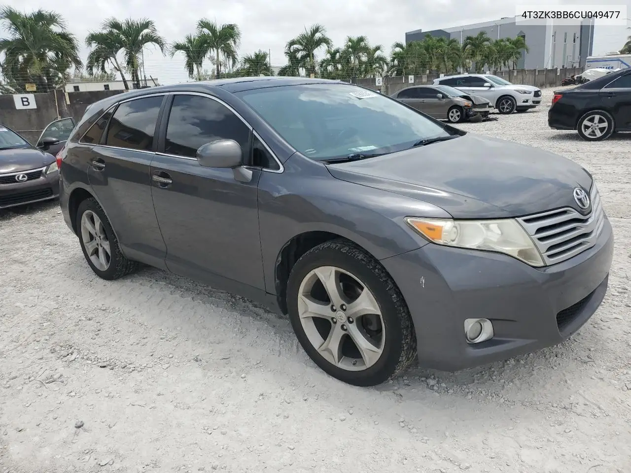 2012 Toyota Venza Le VIN: 4T3ZK3BB6CU049477 Lot: 62885245